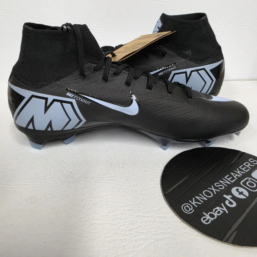 Nike Mercurial Superfly 10 Pro FG Soccer Cleats Black HF9433-001 Men's Size 11